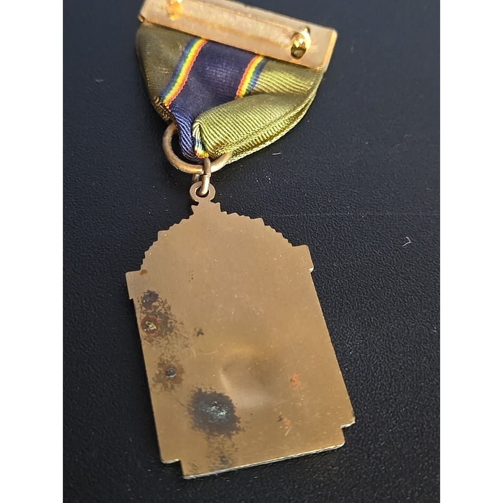 1954 American Legion Convention Delegate Ribbon Medal Badge George Washington DC - Picture 3 of 6